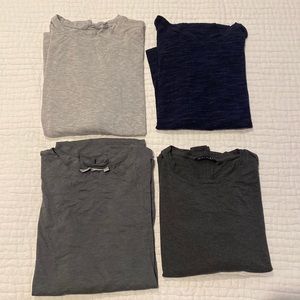 4 Athleta Long Sleeve Tops Size Small